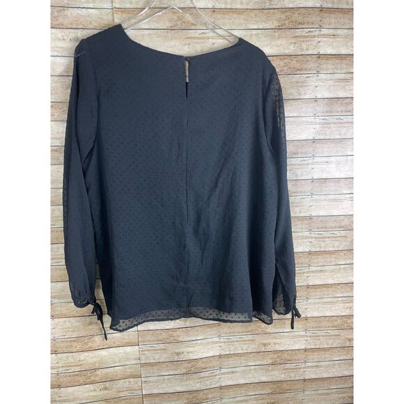 Torrid Embroidered Long Sleeve Blouse Sz 0 - Picture 2 of 5